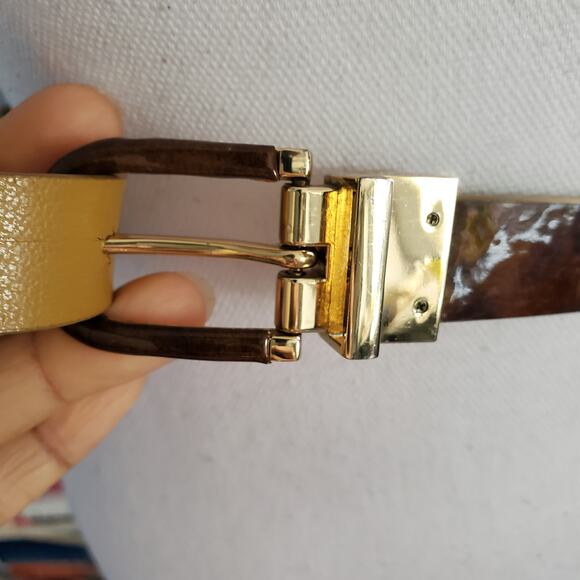 Vintage Brown Marble Belt - Picture 6 of 7